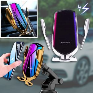 Inteligentná bezdrôtová nabíjačka a držiak telefónu do auta | DELUXE