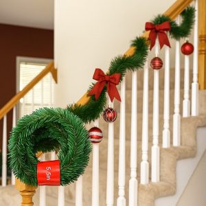 Vianočný umelý borovicový veniec (5,5 m) | HOLIPINE